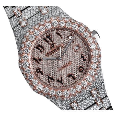 iced out audemars piguet replica|iced out watches real diamonds.